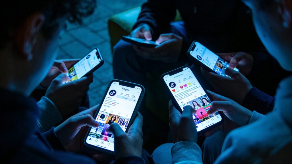 redes sociales en jovenes